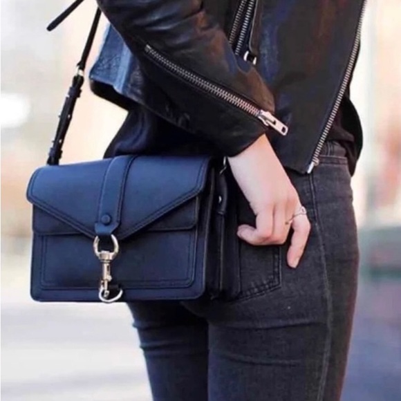 Rebecca Minkoff Hudson Mini Moto Crossbody Bag, Brand new - Picture 4 of 4